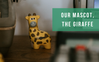 our mascot the giraffe