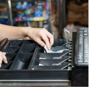 Dishonest store manager